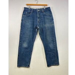 Wrangler Men's Relaxed Fit Blue Denim Jeans Size 36 x‎ 30 9760WDR